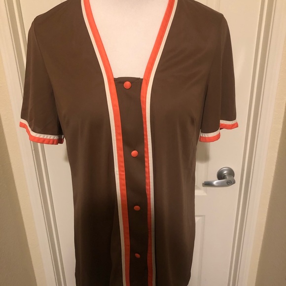 👇🏻$Reduced to lowest price. Retro Vintage blouse by Gossard Artemis size M - Picture 2 of 7